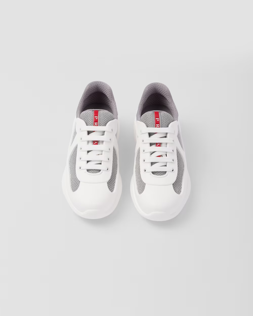Prada America's Cup Soft rubber and bike fabric sneakers